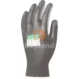 EP 636770 MIIZU szerelőkesztyű, szürke, tenyéren PU mártott