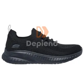 SKECHERS 108145EC Skechers Squad Chaos SR fűző nélküli munkacipő OB SR