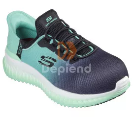 SKECHERS 108152EC Skechers Slip-ins Work: Tilido - Ombray női munkavédelmi cipő S1 PL SR ESD