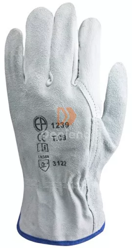 EP 123841 Kesztyű bivalybőr tenyér- és hasíték bőr kézhát, nagy igénybevételre