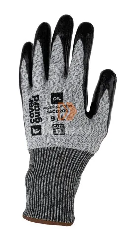 Coverguard 1ACD200 Acces Cut D 200 nitril tenyérmártott vágásbiztos védőkesztyű