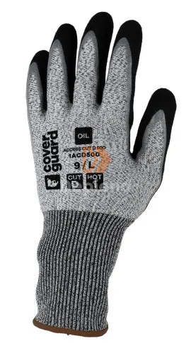 Coverguard 1ACD500 Acces Cut D 500 dupla nitril tenyérmártott vágásbiztos védőkesztyű