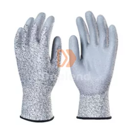 EP 1CRAG Szerelőkesztyű, vágásbiztos  HPPE, szürke PU tenyér