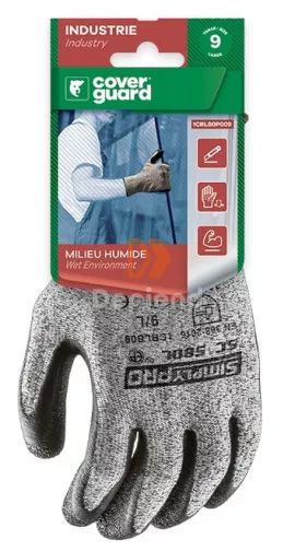 EP 1CRLB0P EUROCUT SC580L VÁGÁSBIZTOS SZERELŐKESZTYŰ LATEX TENYÉRREL_BLISZT