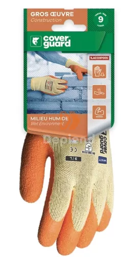 EP 1LACO0P EUROSTRONG 10L800 SZERELŐKESZTYŰ, TENYERÉN LATEX 