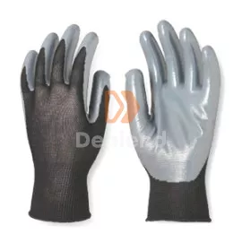 Coverguard 1NIBB Szerelőkesztyű, szerelőkesztyű, szürke pa/tenyéren szürke nitril mártás