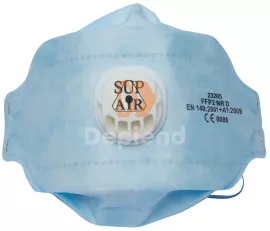 Coverguard 23285 Supair supair ffp2 nr d hárompaneles, szelepes pormaszk