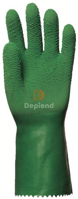 EP 3815 Végig mártott erősített latex kesztyű