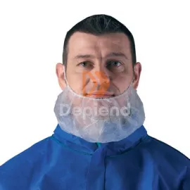 Tidy 45540 Szakállvédő, fehér gumis 14g-os polipropilén 100 db/ doboz