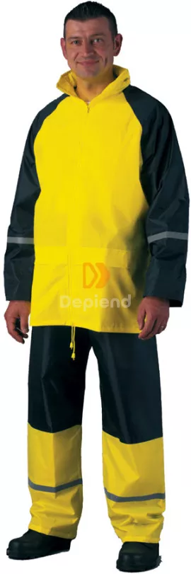Coverguard 50700 Vízhatlan sav- és lúgálló orkánruha fluo sárga/fekete