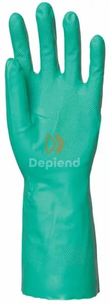 EP 551621 Nitril zöld vegyszerálló védőkesztyű, 33cm / 0,38 mm