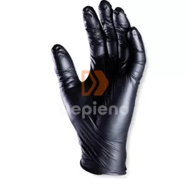 EP 592632 Nitril fekete púder nélküli vizsgálókesztyű