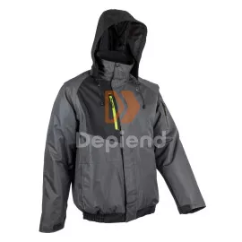 Coverguard 5GOM450 Goma goma szürke-fekete ripstop téli dzseki kapucnival