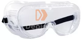 Lux Optical 60590 Monolux  védőszemüveg gumipántos, víztiszta acetát