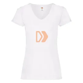 Fruit of the Loom 613980 61-398 Lady-Fit Valueweight V-Neck T