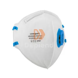 Coverguard 6RSV520 FFP2 NR D függőlegesen összehajtható egyszer használatos szelepes pormaszk (10 db/doboz)