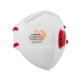 Coverguard 6RSV530 FFP3 NR D függőlegesen összehajtható egyszer használatos szelepes pormaszk (10 db/doboz)