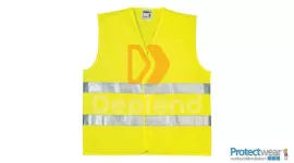 Coverguard 702OXF Fluo jól láthatósági mellény, 2 keresztcsík, sárga