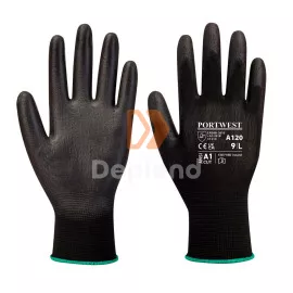 Nylon védőkesztyű PU tenyérmártott