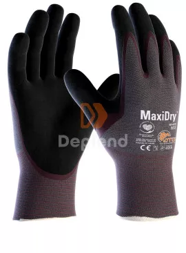 ATG CZA3113 ATG MaxiDry nitril és nitrilhab mártott védőkesztyű (56-424)