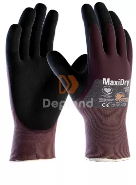 ATG CZA3114 ATG MaxiDry nitril és nitrilhab mártott védőkesztyű (56-425)