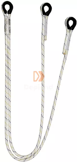 Cado ALB102 10,5 mm átmérőjű, 2 x 2 m-es, körszövött Y statikus poliamid kötél