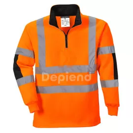 Portwest Jól láthatósági Xenon Rugby pulóver