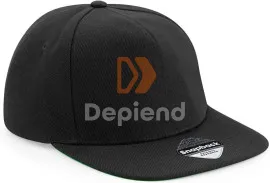 Beechfield B660 Beechfield Original Flat Peak Snapback baseball sapka