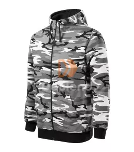 MALFINI ADLC19 Malfini Camo Zipper férfi cipzáras pulóver