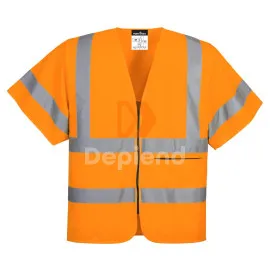 Portwest C372 Rövid ujjú cipzáras mellény