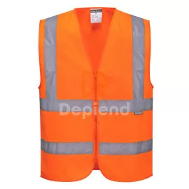 Portwest Hi-Vis cipzáras mellény