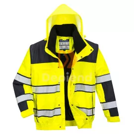 Portwest C466 Hi-Vis 3 az 1-ben Classic bomber dzseki
