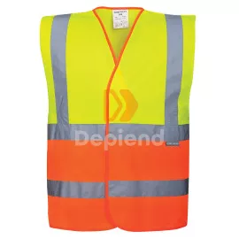 Hi-Vis kéttónusú mellény