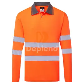 ES1 Essential Hi-Vis galléros póló