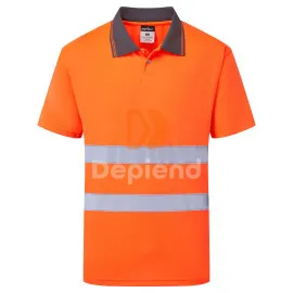 ES1 Essential Hi-Vis galléros póló