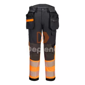 PORTWEST EV4 Hi-Vis Stretch Class 1 Holster lengőzsebes nadrág