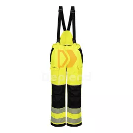 Portwest PW3 Modaflame Hi-Vis lángálló téli kantáros nadrág