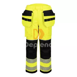 Portwest PW3 Modaflame Hi-Vis lángálló holster téli nadrág