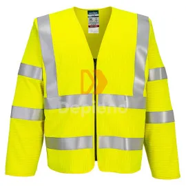 Bizflame Hi-Vis lángálló cipzáras mellény