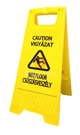 Portwest HV20 Portwest Csúszásveszély figyelmeztető tábla (magyar/angol)