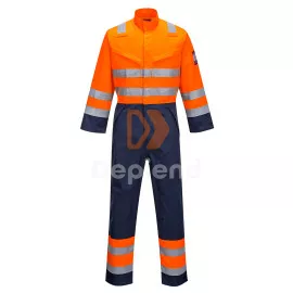 Portwest Modaflame RIS navy/narancs overál