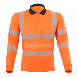 QUALITEX NM-36154 Allround Hi-Vis hosszú ujjú pólóing 180g