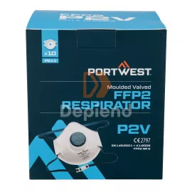 Portwest P211 Portwest Formázott FFP2 szelepes maszk (10 db)