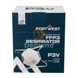 Portwest P311 Portwest Formázott FFP3 szelepes maszk (10 db)