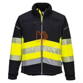 Portwest PW375 Portwest PW3 Hi-Vis Class 1 Softshell kabát