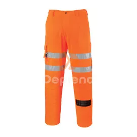 Portwest RT46 Hi-Vis vasúti Combat nadrág