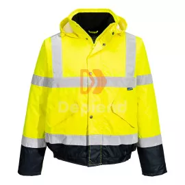 Portwest Hi-Vis kéttónusú bomber kabát