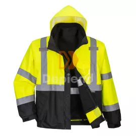 Portwest Hi-Vis prémium 3 az 1-ben bomber kabát