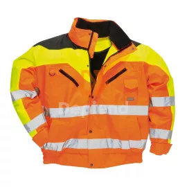 Hi-Vis kéttónusú bomber kabát