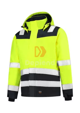 TRICORP ADLT51 Tricorp Midi Parka High Vis Bicolor Hi-Vis unisex munkakabát (403023)